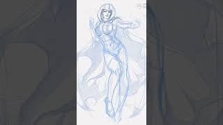 Raven Teen Titans Drawing Timelapse [upl. by Philcox]