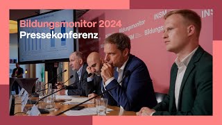 Bildungsmonitor 2024 Pressekonferenz [upl. by Enovi520]