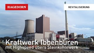 Kohlekraftwerk in Ibbenbüren  Speeddrohnenflug [upl. by Fortunio]