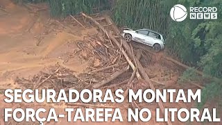 Seguradoras montam forçatarefa para chamados de emergência no litoral norte [upl. by Hanauq913]