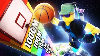 CHAPATI COMPLETED WORLDS LONGEST DUNK IN ROBLOX [upl. by Lehteb]