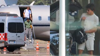 F1 Drivers Arriving in Private Jets for Italian Grand Prix  Ecclestone Lance StrollMax Verstappen [upl. by Yakcm]