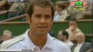 Roland Garros 2002 1R Gaudenzi vs Sampras [upl. by Uella32]