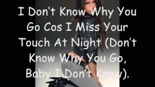 Cassie  Miss Your Touchwith  lyrics [upl. by Lash]