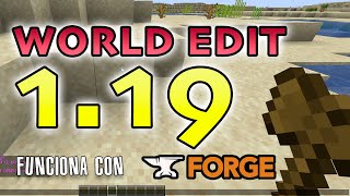 WORLDEDIT Mod 119  Cómo DESCARGAR e INSTALAR WorldEdit para 119 Sólo FORGE [upl. by Banks]