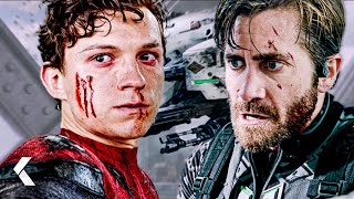 SpiderMan vs Mysterio  SpiderMan Lejos de casa  Tom Holland Jake Gyllenhaal [upl. by Graehme]