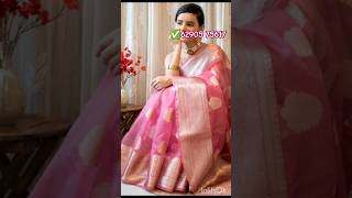 Banarasi kora organza saree banarasisaree community trending [upl. by Dewey127]