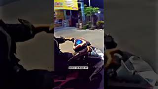 Motovloger ini diemdiem ngebuntutin pacar nya saat keluar malam sendirian❗ viral motovlog shorts [upl. by Blasien]