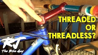 How To Identify ThreadedThreadless ForksStems On A Bike [upl. by Coop]