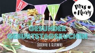 Gesunder Geburtstagskuchen den alle lieben  Rüeblitorte zuckerfrei amp glutenfrei [upl. by Norri]