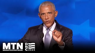 🚨 Barack Obama Gives PITCHPERFECT DNC Speech [upl. by Nojed]