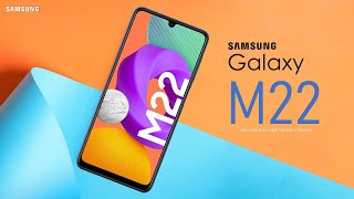 Samsung Galaxy M22 First Look Design Price Specifications Camera Features [upl. by Lorac]