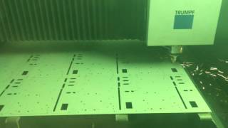 Laser cutting sheet metal electronics enclosures [upl. by Trimmer]