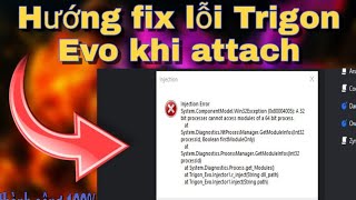 Roblox Cách fix lỗi khi attach bản hack Trigon Evo [upl. by Edwine]