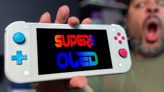 Nintendo Switch Lite OLED Since when  Super5 OLED Review [upl. by Sosthena992]