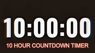 10 Hour Countdown Timer 10hours timer timervideo [upl. by Mellie]