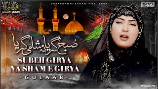 Subeh Girya Na Sham E Girya  New Muharram Kalam 2024  Gulaab [upl. by Giraldo]