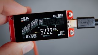 Tachometer Project on Makerfabs MaTouch 19 [upl. by Solotsopa858]