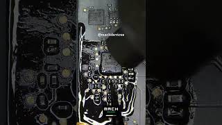 desoldering macbook qfn chips asmr [upl. by Desirae585]