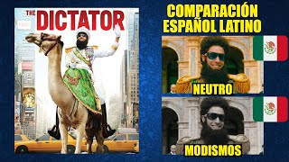 El Dictador 2012 Comparación del Doblaje Latino Neutro y con Modismos [upl. by Schuyler]