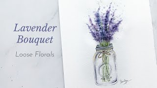 Easy Acrylic Painting Technique For Beginners  Lavender Field [upl. by Eidroj]