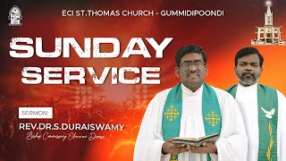 Sunday Service ECI ST Thomas Church Gummidipoondi  3122023 [upl. by Lainahtan]