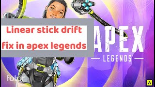 Linear NONE DeadZone Stick Drift FIX in Apex Legends 2024 [upl. by Volpe]