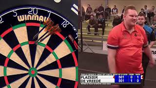 Finale heren A  Open Fries  Winmau NDB Ranking 20222023 [upl. by Eniawtna]