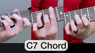 C7 Guitar Chord 🎸 How to play the C Seven chord on GUITAR [upl. by Amleht]