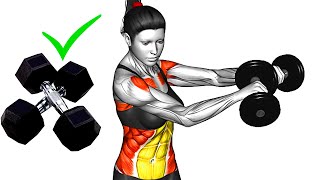 Home Dumbbell Workout to Get Stronger [upl. by Sucramad]