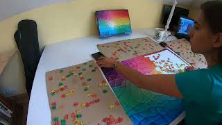 Time Lapse Puzzle Clementoni Colorboom Mosaic 1000 [upl. by Delano]