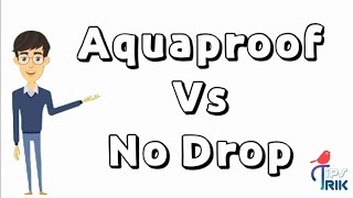 aquaproof vs no drop  ini yang lebih bagus  jgn salah pilih [upl. by Onailerua207]