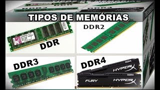 Dicas Para PC – Veja as Diferenças e Características das Memórias RAM DDR DDR2 DDR3 e DDR4 [upl. by Dimond]