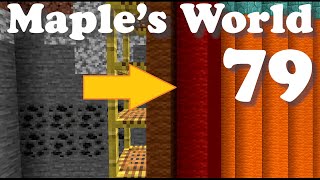 Maples World Ep 79  The Base Lift Pt1 Revisiting the World of Color Update  Minecraft Survival [upl. by Iohk902]