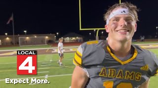 Local 4 Game of the Week Rochester Adams postgame interviews [upl. by Annawik]