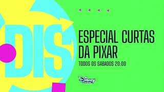 Chamada Especial Curtas da Pixar  Disney Channel [upl. by Laeria]