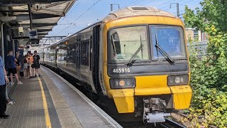 Class 465916 Departs Ashford International [upl. by Lewanna]