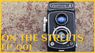 Street Photography  YASHICA A TLR Medium Format Camera [upl. by Hgielak]