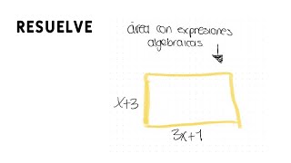 ¡Calcula el área de un rectángulo Método algebraico paso a paso con base de 3x1 y altura x3 [upl. by Noguchi576]