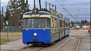 Führerstand Trambahnfahrt durch München [upl. by Sirotek90]