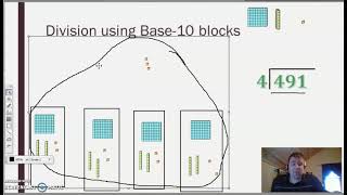 Division of 3digit by 1digit using Base10 Blocks [upl. by Campagna915]