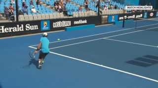 AO Wildcard Playoffs Final Jordan Thompson v Benjamin Mitchell [upl. by Atteinotna]