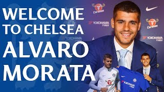 Alvaro Morata Is Officially A Chelsea Player  Exclusive Access To Our New Signing [upl. by Arretal]