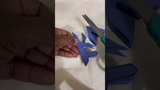 Easy Way To make SnowFlake art artandcraft painting acrylic papercraft flowers acryliccraft [upl. by Rinee395]