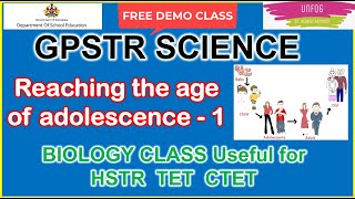 GPSTRscienceclassesinEnglish  Reaching age of adolescence I gpstrbiologysyllabus 68 [upl. by Mohammed265]