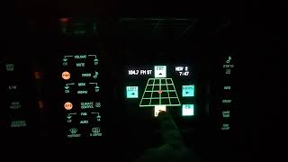 First Color Touchscreen Radio Test 1991 Oldsmobile Toronado Trofeo [upl. by Kcired]