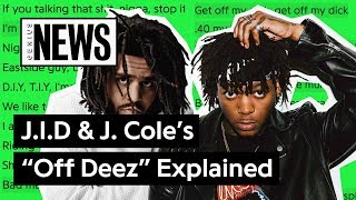 JID amp J Cole’s “Off Deez” Explained  Song Stories [upl. by Sedruol]