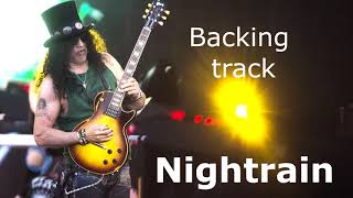 Guns n Roses  Nightrain Backing track Evocal [upl. by Annez206]