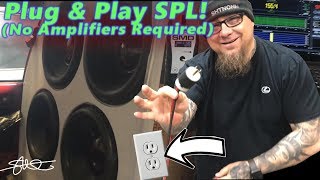 Plug amp Play SPL  No Amplifiers Required 4 DC Audio 15s Wired Direct to Wall Socket and Metered [upl. by Aras]