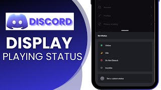 How To Display Playing Status On Discord Mobile AndroidIOS [upl. by Platas]